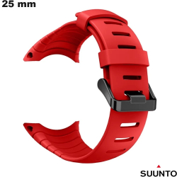 Bracelet Rouge Silicone de montre 25 mm Suunto (Core)