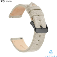 Acheter Bracelet noble Beige smartwatch Haylou Cuir véritable