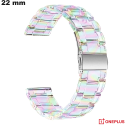 Bracelet 22 mm PVC Transparent OnePlus pour montre