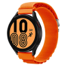 Bracelet montre Orange poignet large Tissu 18mm