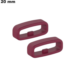 10 Laços 20 mm Vermelho Relógio Silicone / Montagem Fácil