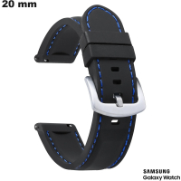 Armband 20mm Samsung Schwarz Gummi intelligente Uhr kaufen