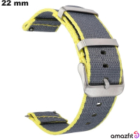 Acquistare Bracciale 22 mm Amazfit Nylon Grigio orologio intelligente