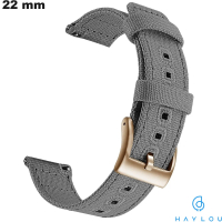 Bracciale Haylou orologio intelligente 22mm Tessuto Grigio di qualità