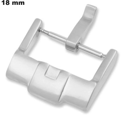 Fermoir Plateado reloj 18 mm Acero Inoxidable Ardillon