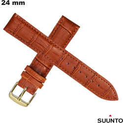 Pulsera Suunto reloj Cuero genuino efecto cocodrilo