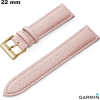 Verkoop Slimme Horlogeband Roze 22mm Leer Garmin