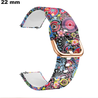 Bracelete 22 mm de Borracha Preta para relógio dos anos 70 barato