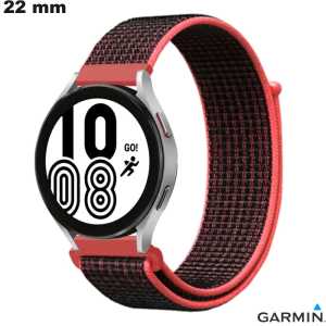 Relógio inteligente bracelet Noir Tissu 22 mm Garmin | Frete 3,99€