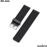 Bracciale Nero 24mm Suunto smartwatch in policarbonato di qualità