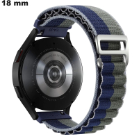 Pulseira de Relógio Nylon 18 mm Azul  #  Entrega Rápida