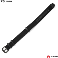 Bracelete de relógio conectado 20mm Huawei Nylon Preto de qualidade