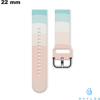 Bracelet 22mm Motif Haylou Silicone de montre \ Expédition 24h