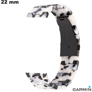 Koop 22 mm Garmin Smartwatch Heren Armband van Hars Zwart