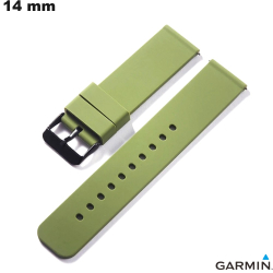 Pulseira de Borracha 14 mm Garmin Verde smartwatch