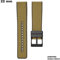 Braccialetto Samsung 22 mm orologio Marrone sport Silicone di qualità