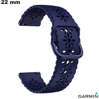Bracciale 22mm Blu Garmin per orologio in silicone: Spedizione a 3,99€