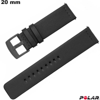 Bracciale Nero per smartwatch in vero cuoio Polar economico