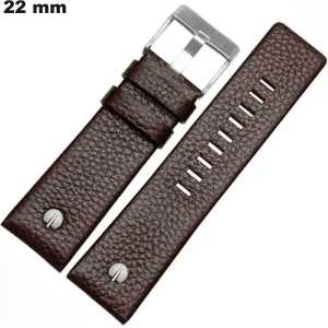 Bracciale Marrone 22 mm per Orologio in Vera Pelle di Qualità Bracciale Marrone 22 mm per Orologio in Vera Pelle di Qualità