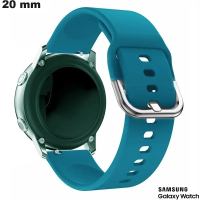 Bracelet flexible Caoutchouc 20 mm de montre Samsung de qualité