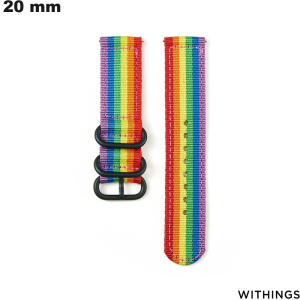 Bracciale Arc-en-ciel Withings 20 mm Nylon per orologio economico