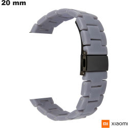 Pulseira de Resina Cinza Xiaomi 20mm para relógio inteligente