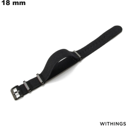 Brazalete Negro 18mm Withings reloj inteligente Tela