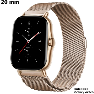 Vendita Bracciale per Orologio Dorato Rosa Acciaio Inox Lusso Samsung