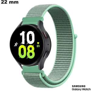 Armband Samsung für geflochtene Uhr Grün Nylon 22mm von hoher Qualität