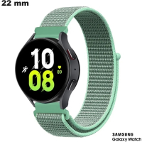 Armband Samsung für geflochtene Uhr Grün Nylon 22mm von hoher Qualität