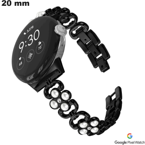Bracciale da 20mm per smartwatch Google Pixel Nero \ Porta Offerta