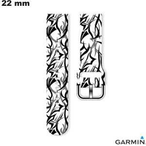 Koop Garmin 22mm Wit Tribal Silicone Smartwatch Bracelet Koop Garmin 22mm Wit Tribal Silicone Smartwatch Bracelet