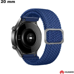 Smartwatch-Armband Blau Huawei Stoff 20 mm