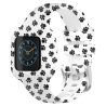 Bracelete Garmin Branco 20 mm para relógio de Borracha de qualidade