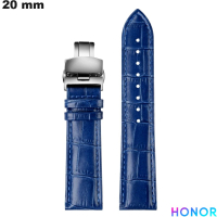 Armband echtes Leder Blau 20 mm Honor Qualität