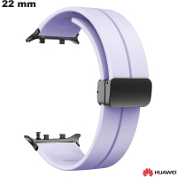 Verkoop Siliconen Paarse Armband smart watch 22 mm Huawei