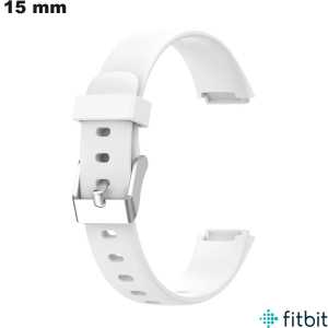 Armband FitBit Weiß 15 mm Smartwatch Gummi (Luxe) von hoher Qualität