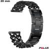 Armband Rvs slimme horloge Zwart Polar van hoge kwaliteit