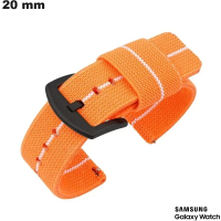 Verkauf des leichten orangefarbenen Armbands für Samsung Smartwatch aus Stoff