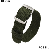 Venda de Pulseira Verde de Tecido para Relógio Conectado de 18 mm Fossil