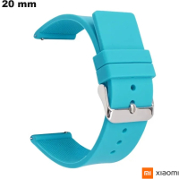 Bracciale Blu 20mm Stretching Xiaomi per orologio Silicone economico