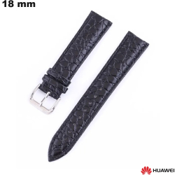 Bracelet Huawei montre connectée 18 mm effet crococodile