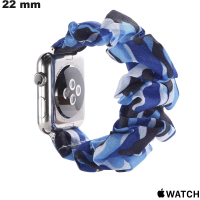 Acquistare Bracciale orologio in tessuto Apple Watch 22 mm Camo Blu