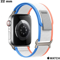 Bracciale per orologio intelligente Bianco 22 mm Apple Watch economico