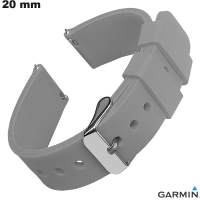 Bracciale 20mm Grigio Garmin Silicone orologio connesso di qualità