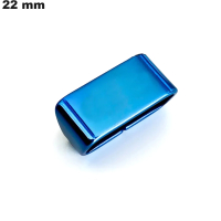 Loop Acier Inoxydable 22 mm  de montre Bleu ● Port Offert dès 20€