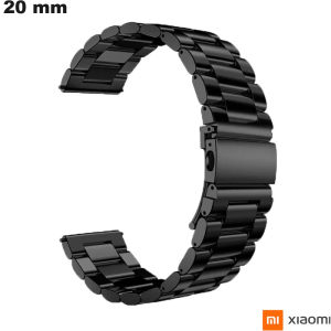 Armbandstijl Oyster 20 mm Zwart Roestvrij staal Xiaomi goedkoop