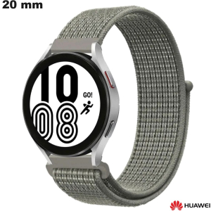 Pulseira Cinza relógio inteligente Huawei 20 mm Tecido barato