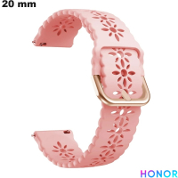 Armband Rose 20mm Uhr Honor Silikon \ Versand in 24h