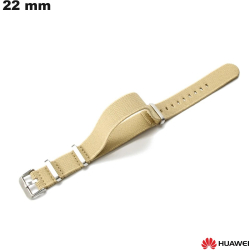 Bracelet Huawei Tissu de montre Beige 22mm